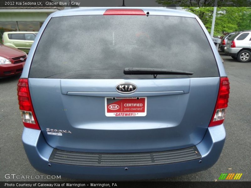 Glacier Blue / Gray 2012 Kia Sedona LX