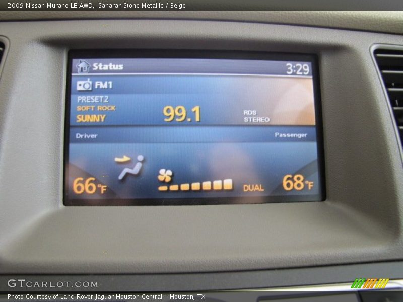 Saharan Stone Metallic / Beige 2009 Nissan Murano LE AWD