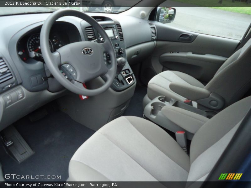 Glacier Blue / Gray 2012 Kia Sedona LX