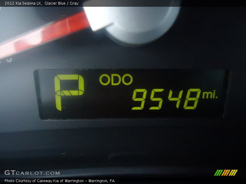 Glacier Blue / Gray 2012 Kia Sedona LX