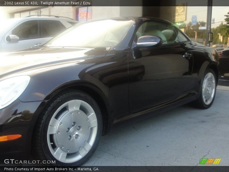 Twilight Amethyst Pearl / Ecru 2002 Lexus SC 430