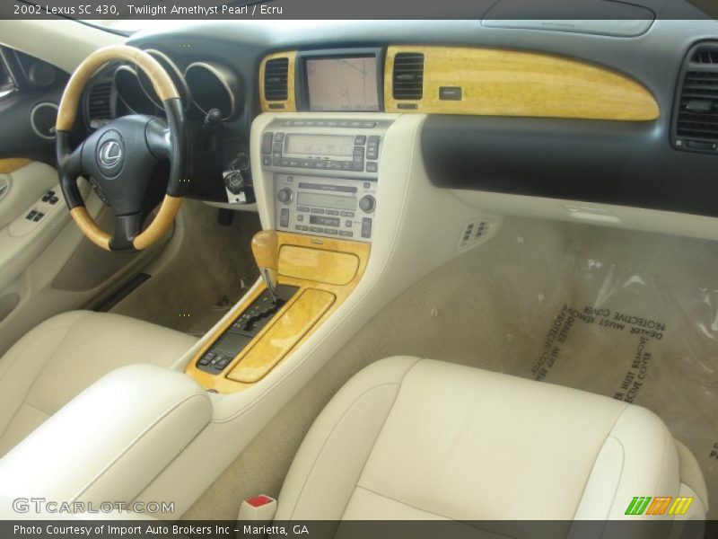 Twilight Amethyst Pearl / Ecru 2002 Lexus SC 430