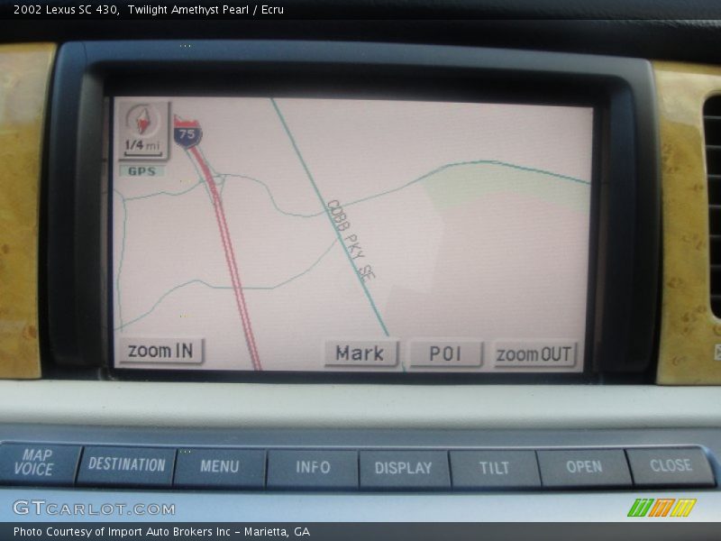 Twilight Amethyst Pearl / Ecru 2002 Lexus SC 430