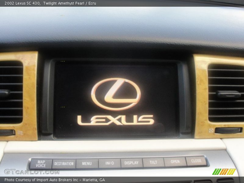 Twilight Amethyst Pearl / Ecru 2002 Lexus SC 430