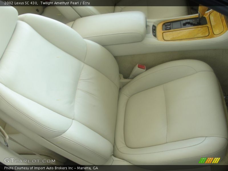 Twilight Amethyst Pearl / Ecru 2002 Lexus SC 430
