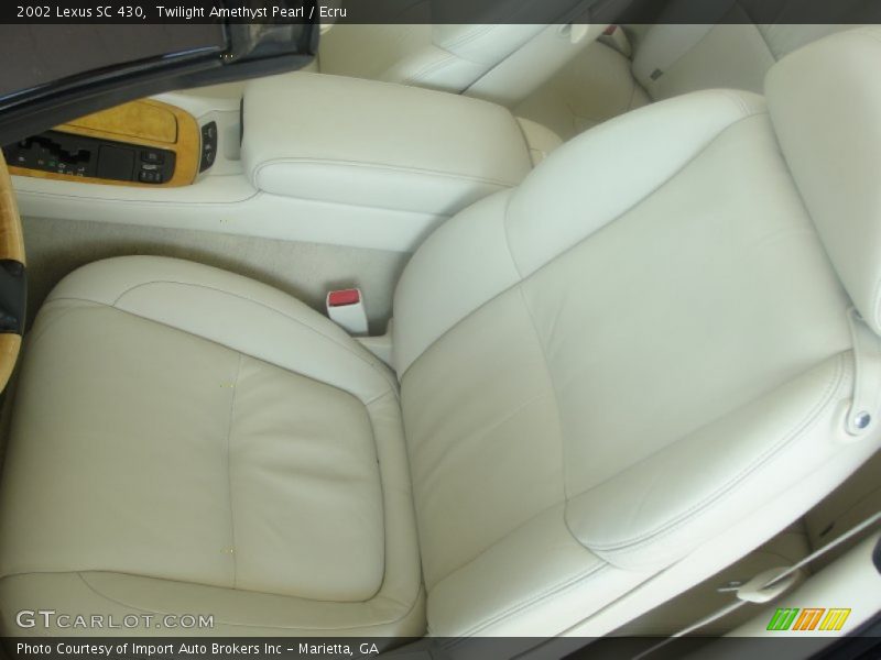 Twilight Amethyst Pearl / Ecru 2002 Lexus SC 430
