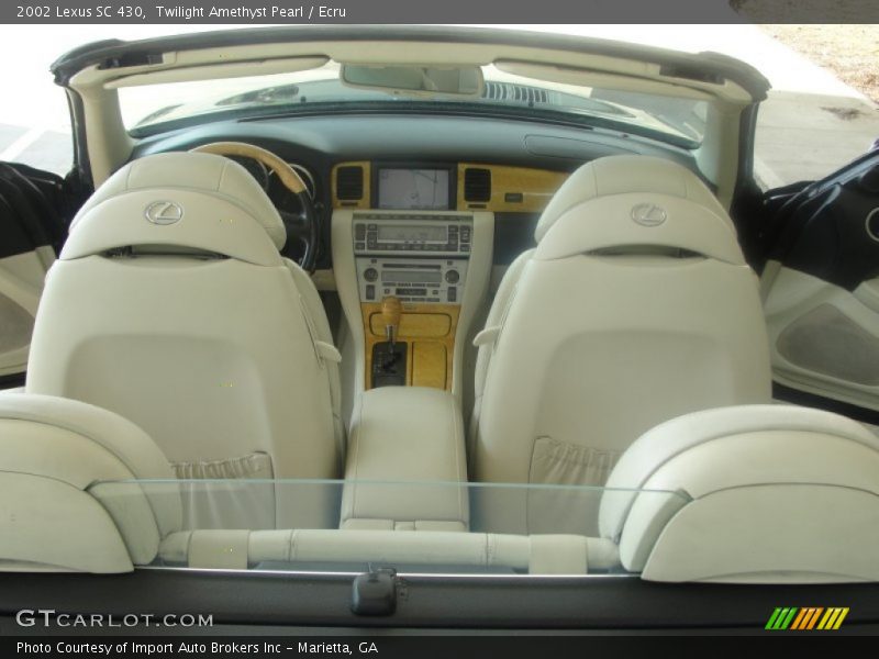 Twilight Amethyst Pearl / Ecru 2002 Lexus SC 430