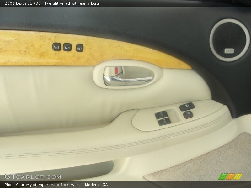 Twilight Amethyst Pearl / Ecru 2002 Lexus SC 430