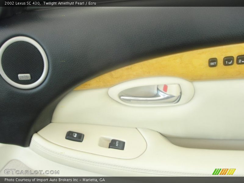 Twilight Amethyst Pearl / Ecru 2002 Lexus SC 430