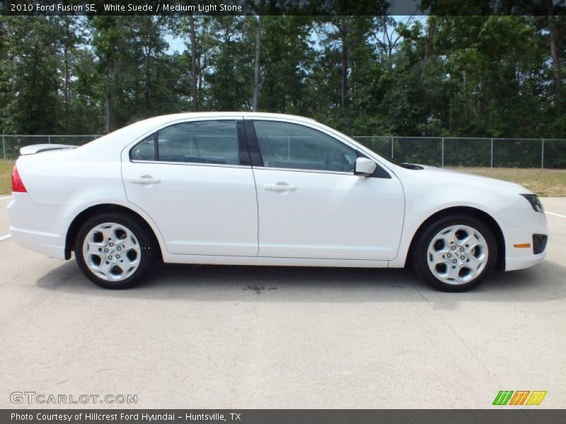 White Suede / Medium Light Stone 2010 Ford Fusion SE