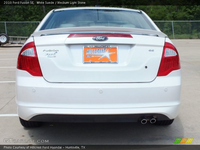 White Suede / Medium Light Stone 2010 Ford Fusion SE