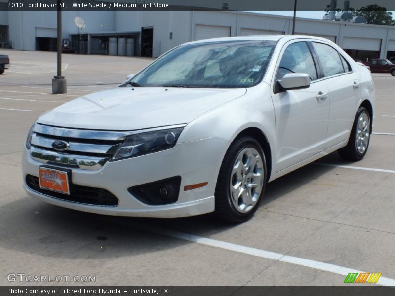 White Suede / Medium Light Stone 2010 Ford Fusion SE