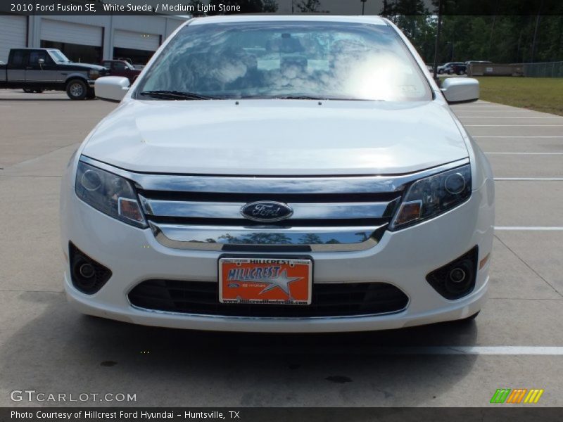 White Suede / Medium Light Stone 2010 Ford Fusion SE
