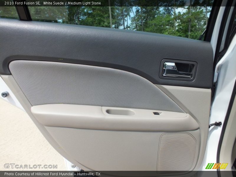 White Suede / Medium Light Stone 2010 Ford Fusion SE