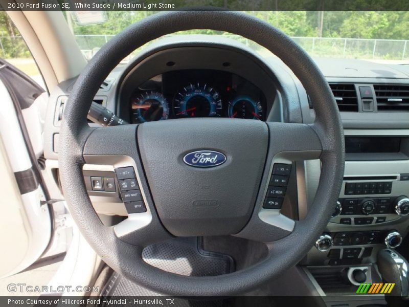 White Suede / Medium Light Stone 2010 Ford Fusion SE