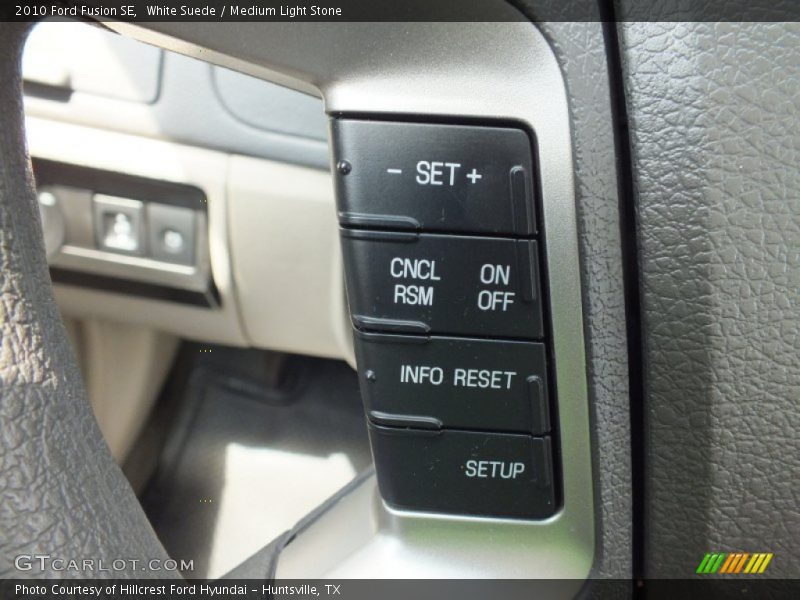 White Suede / Medium Light Stone 2010 Ford Fusion SE
