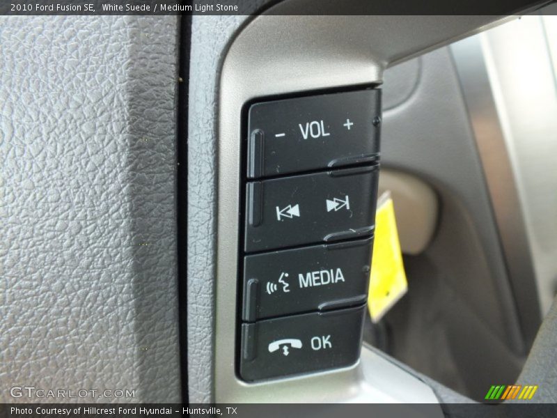 White Suede / Medium Light Stone 2010 Ford Fusion SE