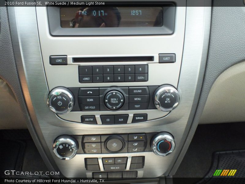 White Suede / Medium Light Stone 2010 Ford Fusion SE