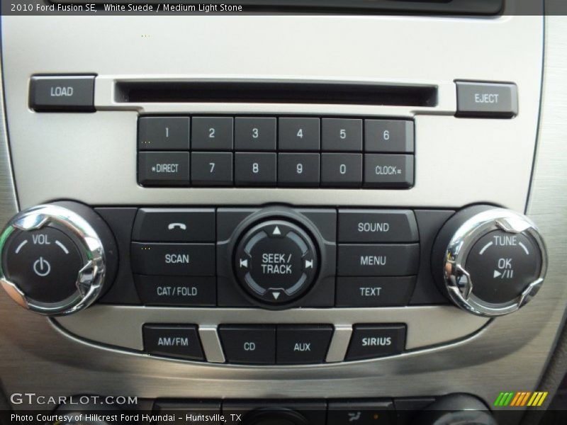 White Suede / Medium Light Stone 2010 Ford Fusion SE