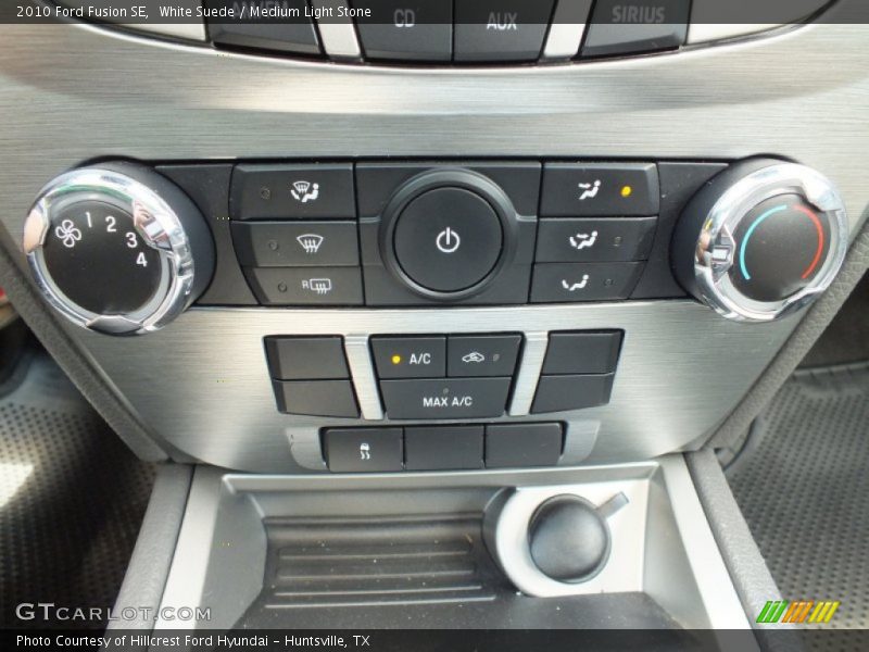 White Suede / Medium Light Stone 2010 Ford Fusion SE