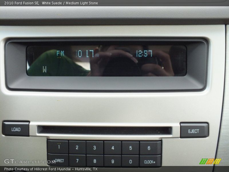White Suede / Medium Light Stone 2010 Ford Fusion SE