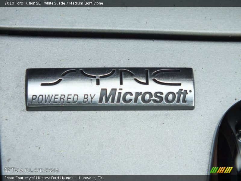 White Suede / Medium Light Stone 2010 Ford Fusion SE