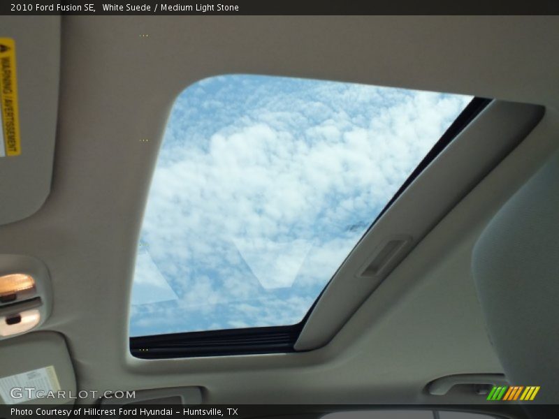White Suede / Medium Light Stone 2010 Ford Fusion SE