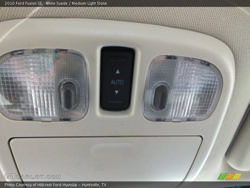 White Suede / Medium Light Stone 2010 Ford Fusion SE