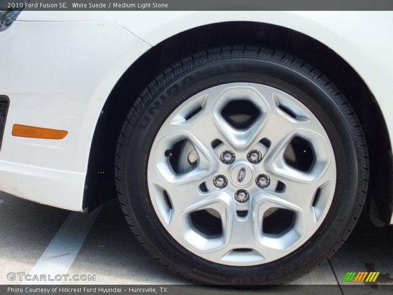White Suede / Medium Light Stone 2010 Ford Fusion SE
