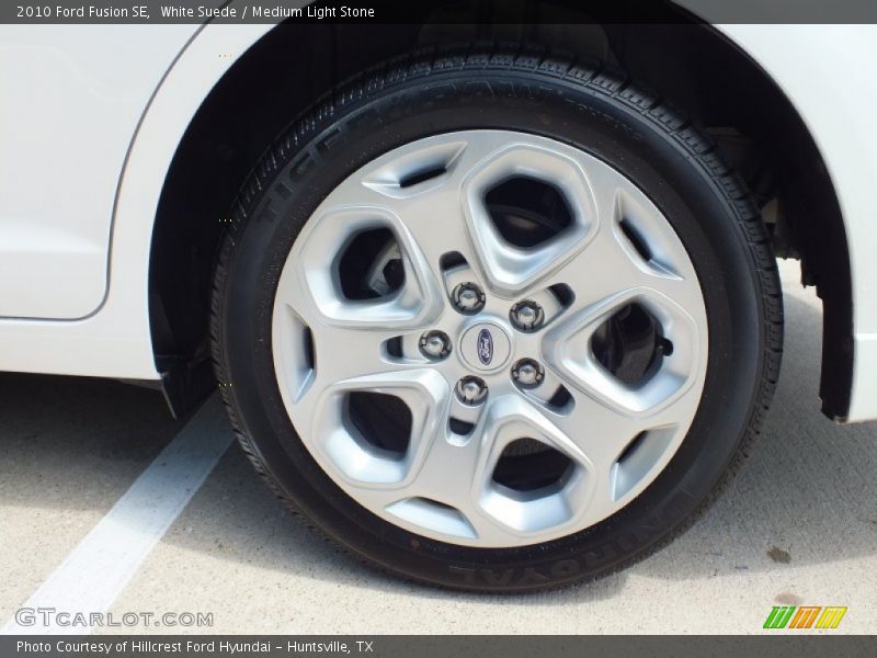 White Suede / Medium Light Stone 2010 Ford Fusion SE