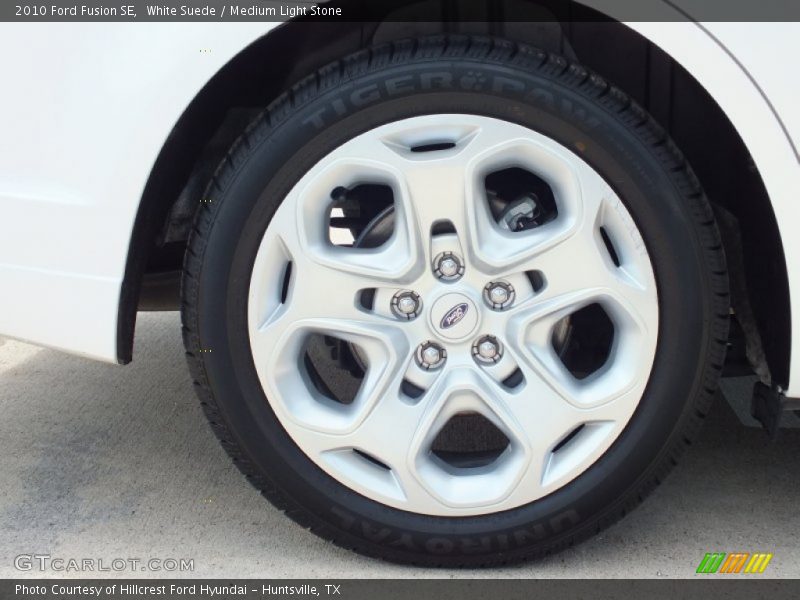 White Suede / Medium Light Stone 2010 Ford Fusion SE