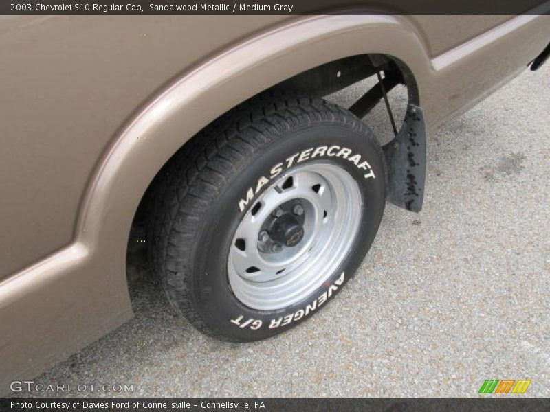 Sandalwood Metallic / Medium Gray 2003 Chevrolet S10 Regular Cab