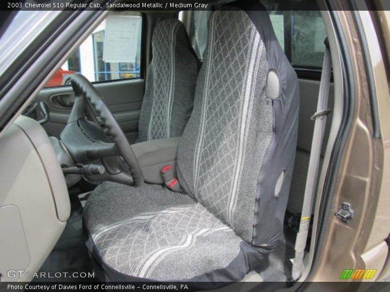 Sandalwood Metallic / Medium Gray 2003 Chevrolet S10 Regular Cab