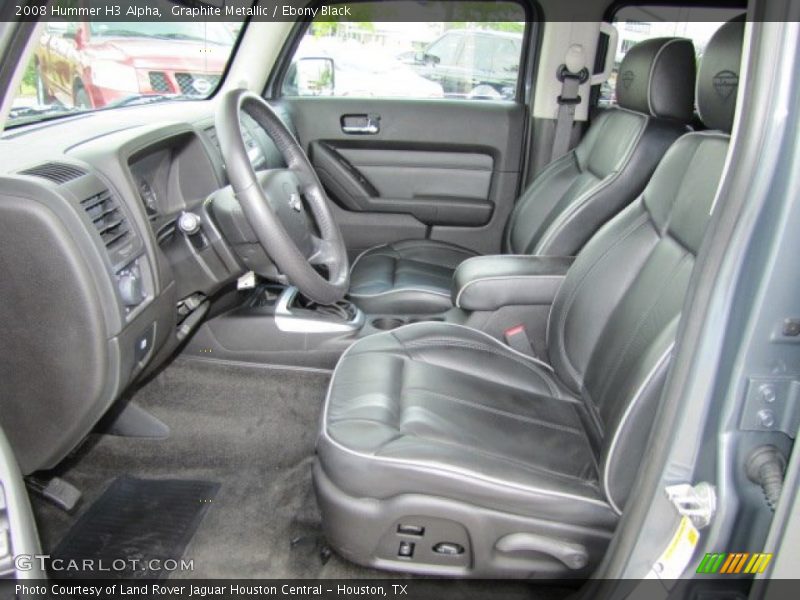 Graphite Metallic / Ebony Black 2008 Hummer H3 Alpha