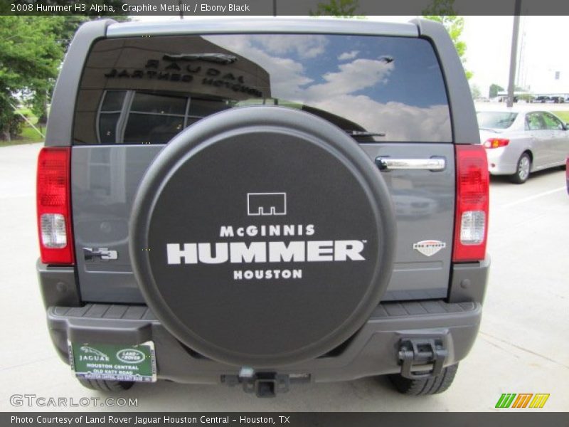 Graphite Metallic / Ebony Black 2008 Hummer H3 Alpha
