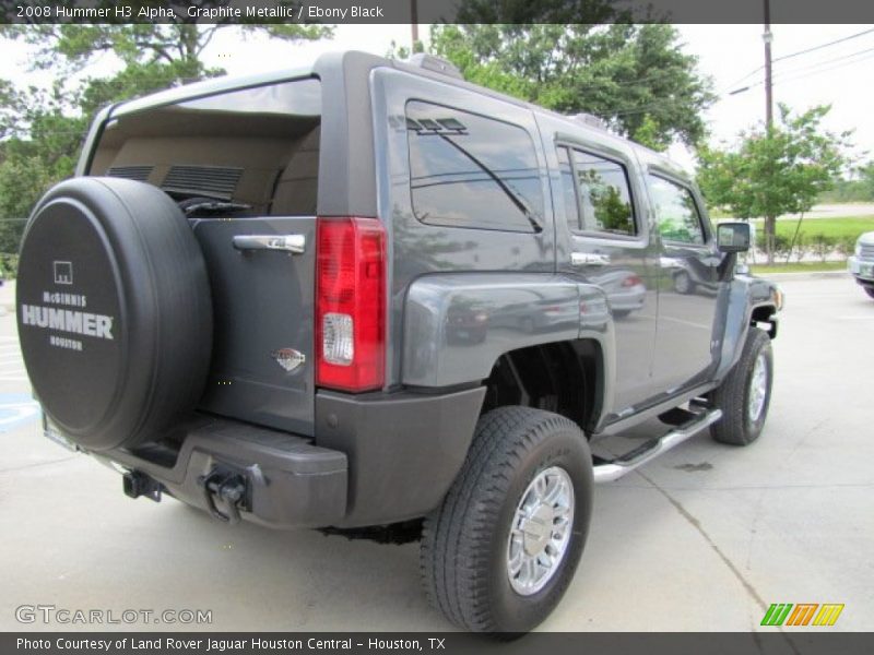 Graphite Metallic / Ebony Black 2008 Hummer H3 Alpha