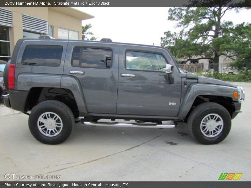 Graphite Metallic / Ebony Black 2008 Hummer H3 Alpha