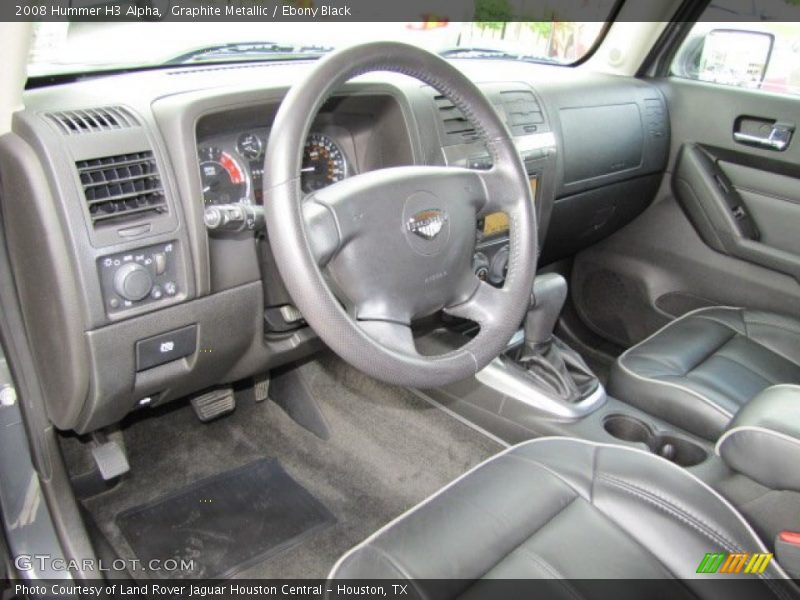 Graphite Metallic / Ebony Black 2008 Hummer H3 Alpha