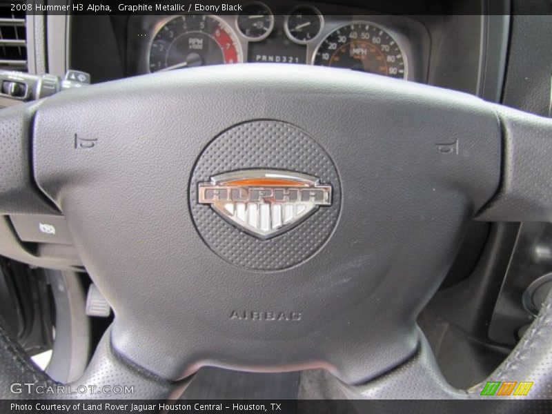 Graphite Metallic / Ebony Black 2008 Hummer H3 Alpha