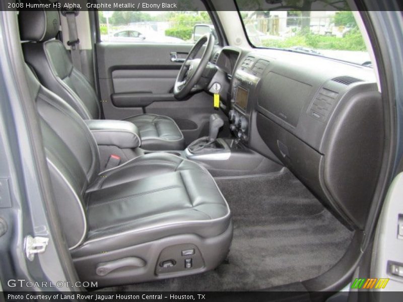 Graphite Metallic / Ebony Black 2008 Hummer H3 Alpha