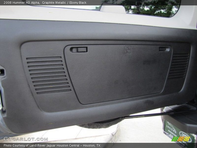 Graphite Metallic / Ebony Black 2008 Hummer H3 Alpha