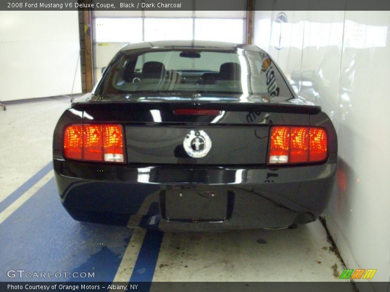 Black / Dark Charcoal 2008 Ford Mustang V6 Deluxe Coupe