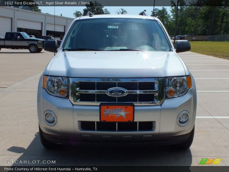 Ingot Silver Metallic / Stone 2012 Ford Escape XLT