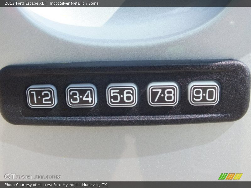 Ingot Silver Metallic / Stone 2012 Ford Escape XLT