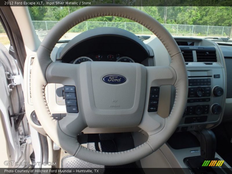 Ingot Silver Metallic / Stone 2012 Ford Escape XLT