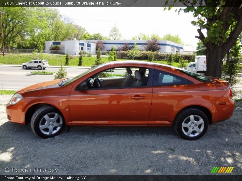 Sunburst Orange Metallic / Gray 2006 Chevrolet Cobalt LS Coupe