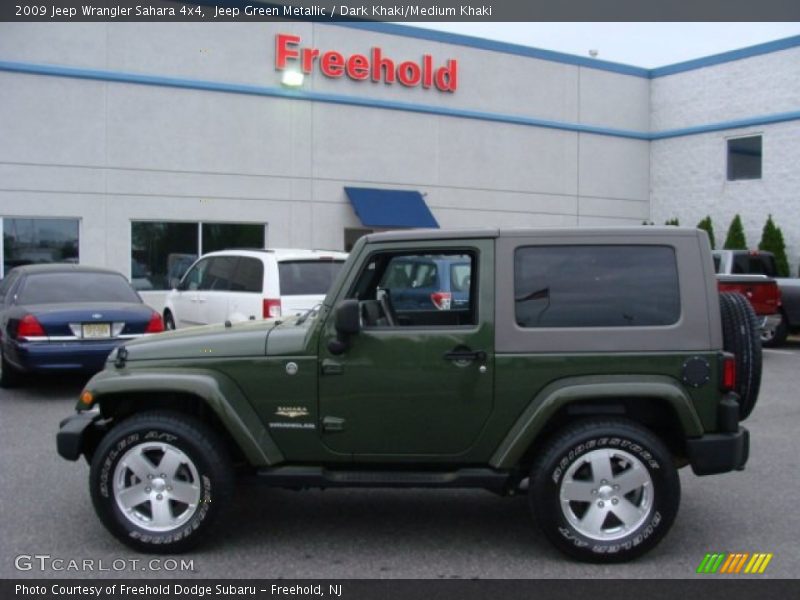 Jeep Green Metallic / Dark Khaki/Medium Khaki 2009 Jeep Wrangler Sahara 4x4