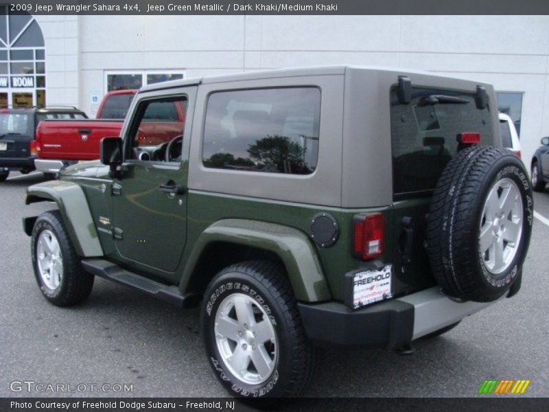 Jeep Green Metallic / Dark Khaki/Medium Khaki 2009 Jeep Wrangler Sahara 4x4