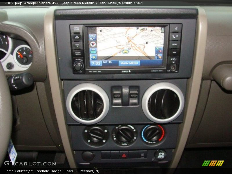 Jeep Green Metallic / Dark Khaki/Medium Khaki 2009 Jeep Wrangler Sahara 4x4
