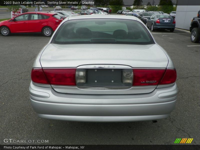 Sterling Silver Metallic / Graphite 2003 Buick LeSabre Custom